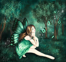 Adhara the Sea Green Butterfly