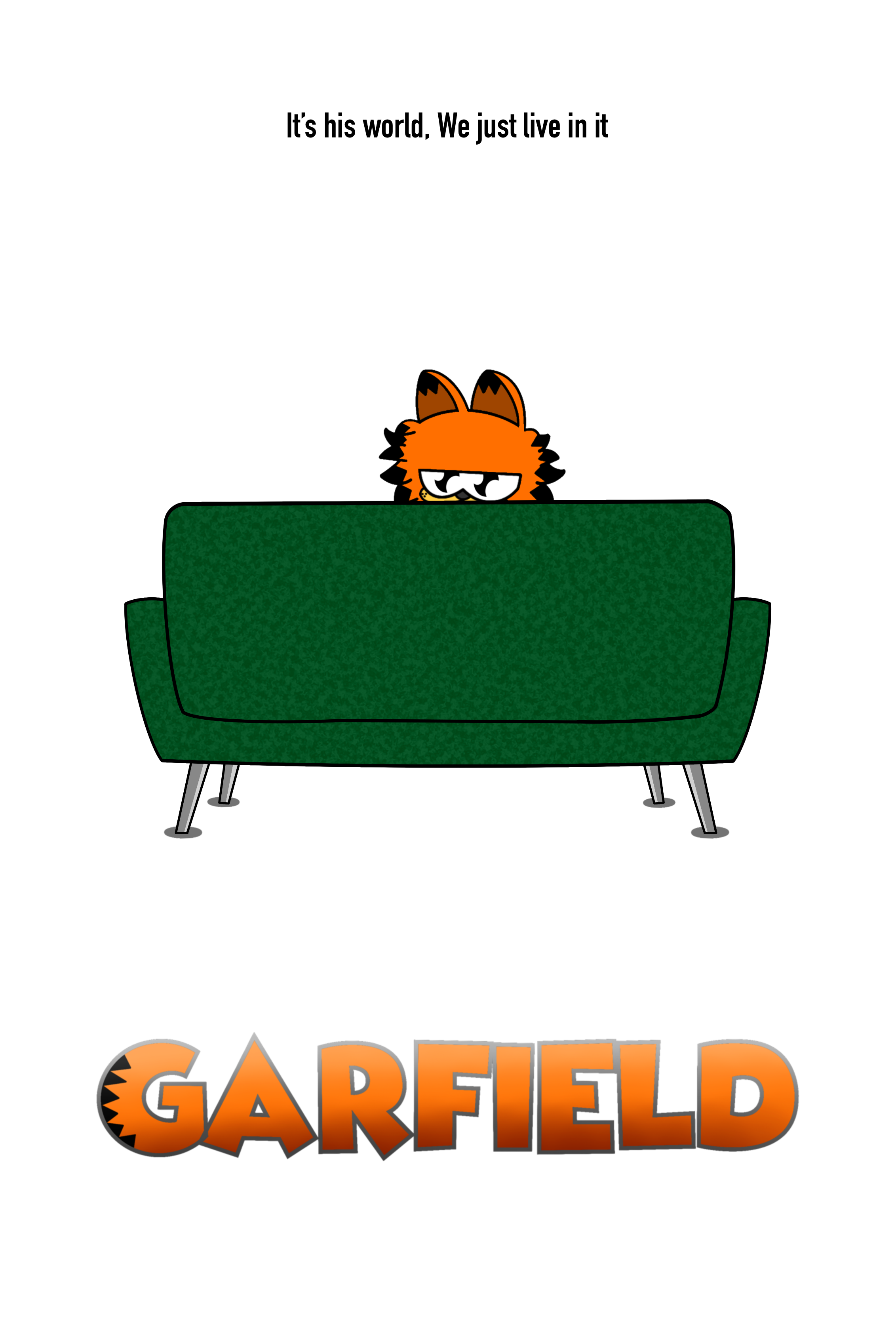 Garfield Poster Computer Garfield - Poster by TSA535 on DeviantArt