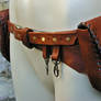 Handmade Steampunk Utility Belt with labrado...