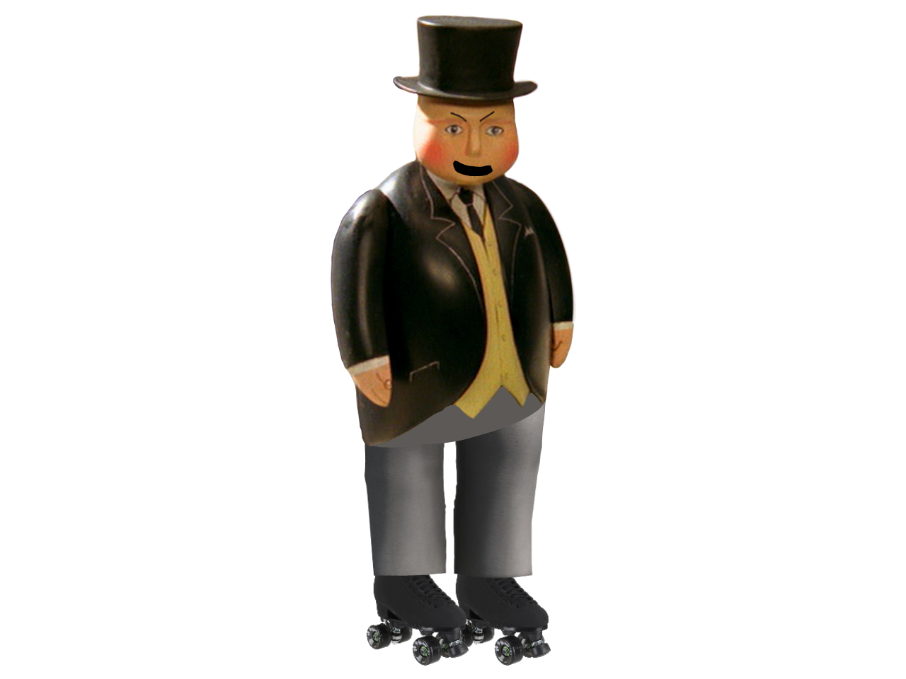 The Fat Controller on Roller Skates by CARLOSOOF10 on DeviantArt