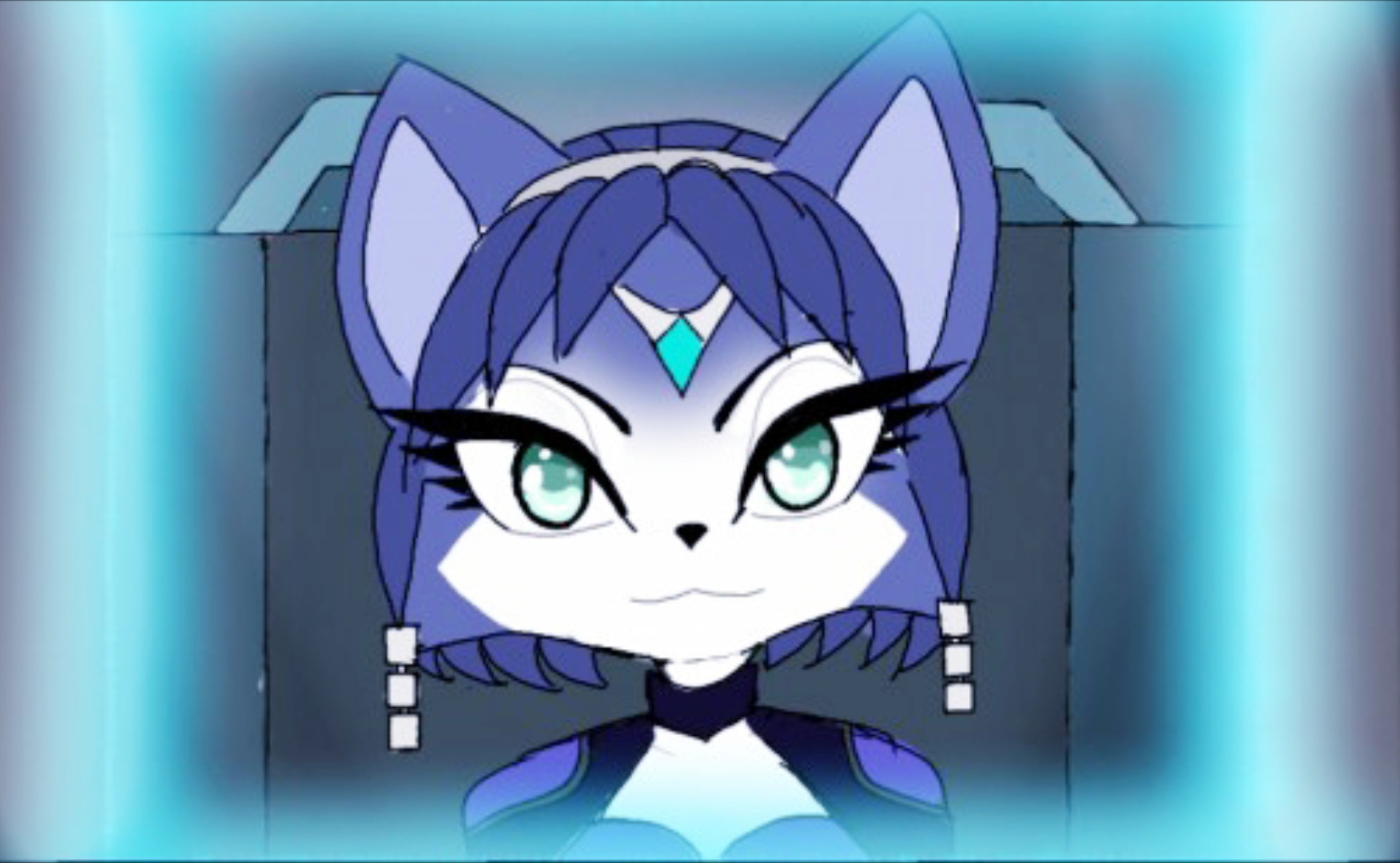 Krystal animation gifs being made.