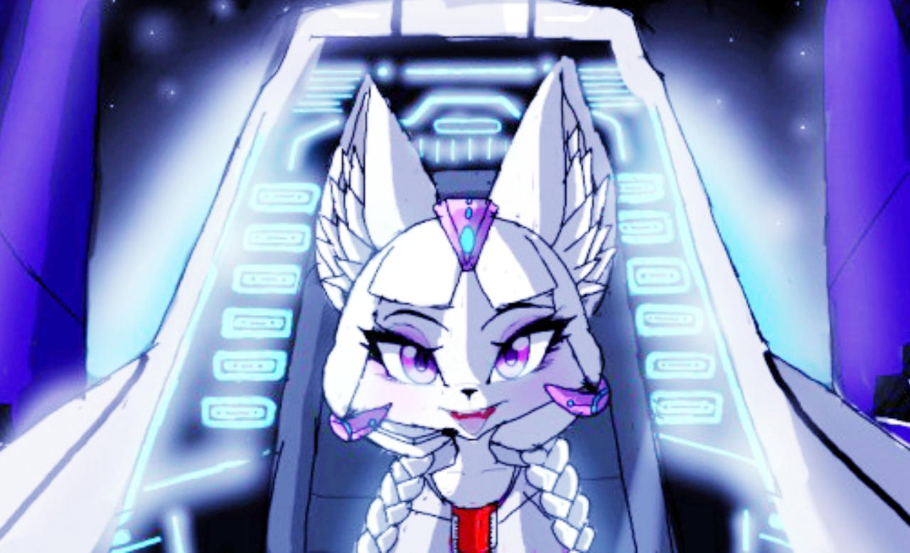 Zinnia as a Star Fox pilot