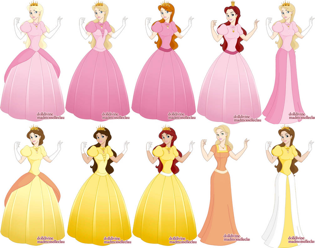 Disney Mario Main Princesses by roseprincessmitia on DeviantArt