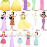 Disney and Non Disney Princesses