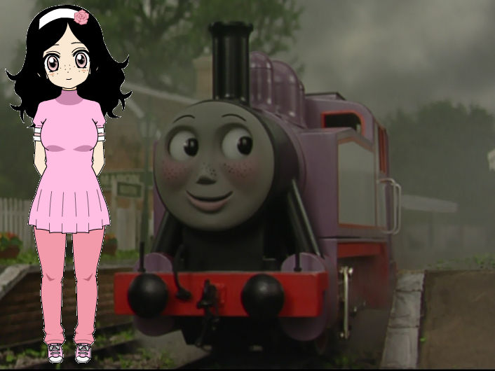 Pink Engine Drawing Rosie The Pink Engine by roseprincessmitia on DeviantArt