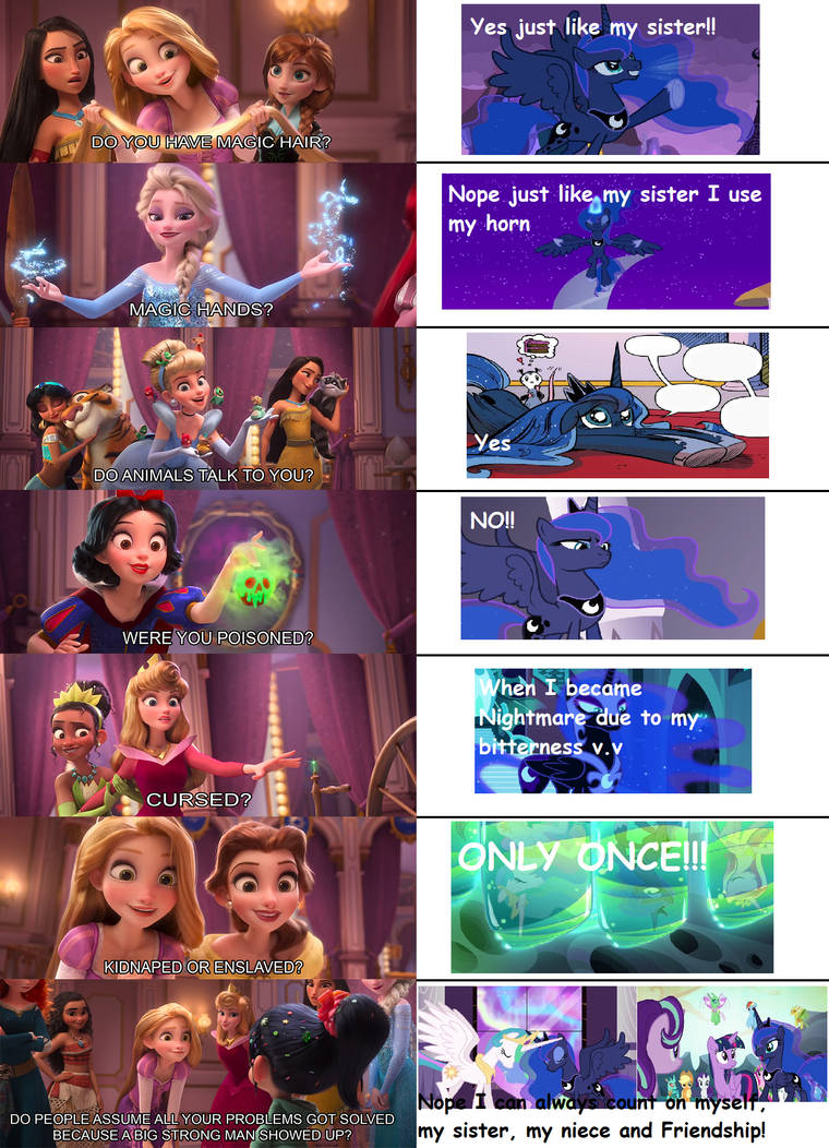 Disney Princessess Meme Luna by roseprincessmitia on DeviantArt