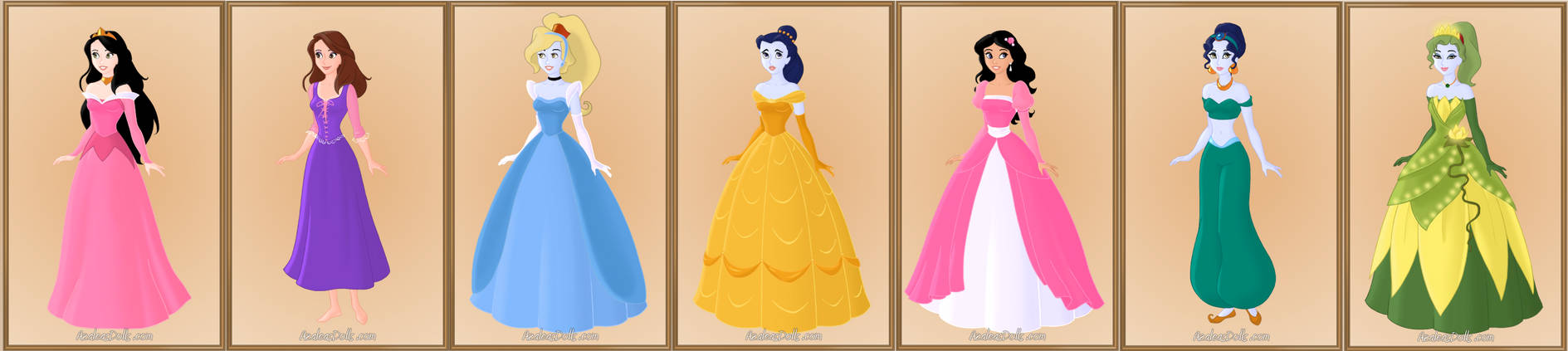 Disney Wubb Princesses by roseprincessmitia on DeviantArt