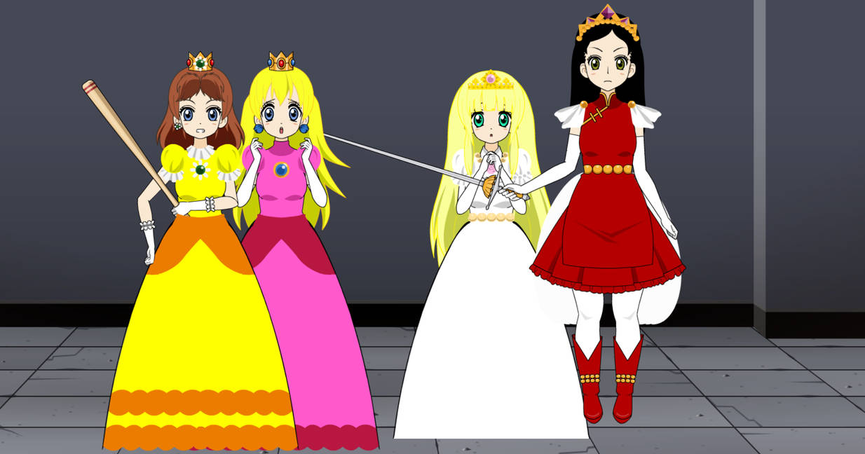 Princess Rosa X Trigger Protecting Them by roseprincessmitia on DeviantArt