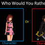 Who Would You Rather Be Kairi or Xion