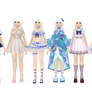MMD Angel outfits part 3
