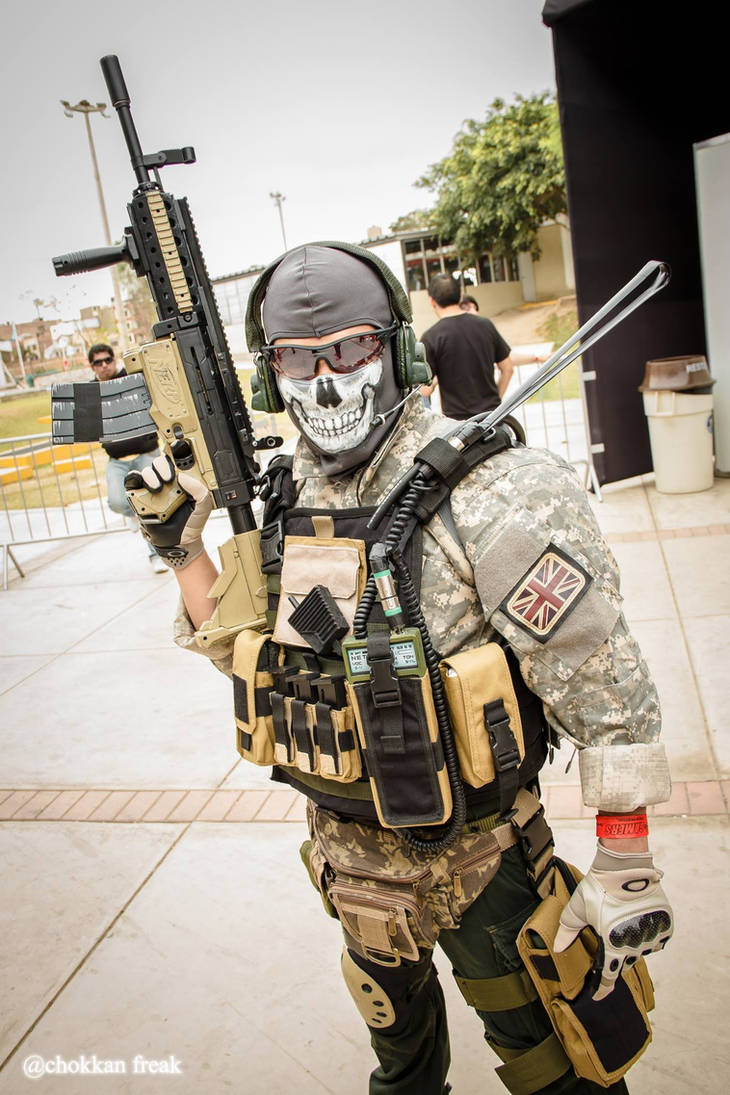 Cosplay Ghost MW2  Call of duty, Call of duty ghosts, Ghost