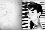 Audrey Hepburn WIP by PearlT