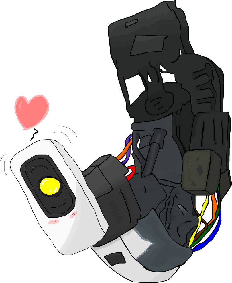 Portal - GLaDOS Colored by Fub4rion on DeviantArt
