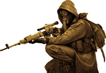 Stalker Person SVD Render PNG Transparent