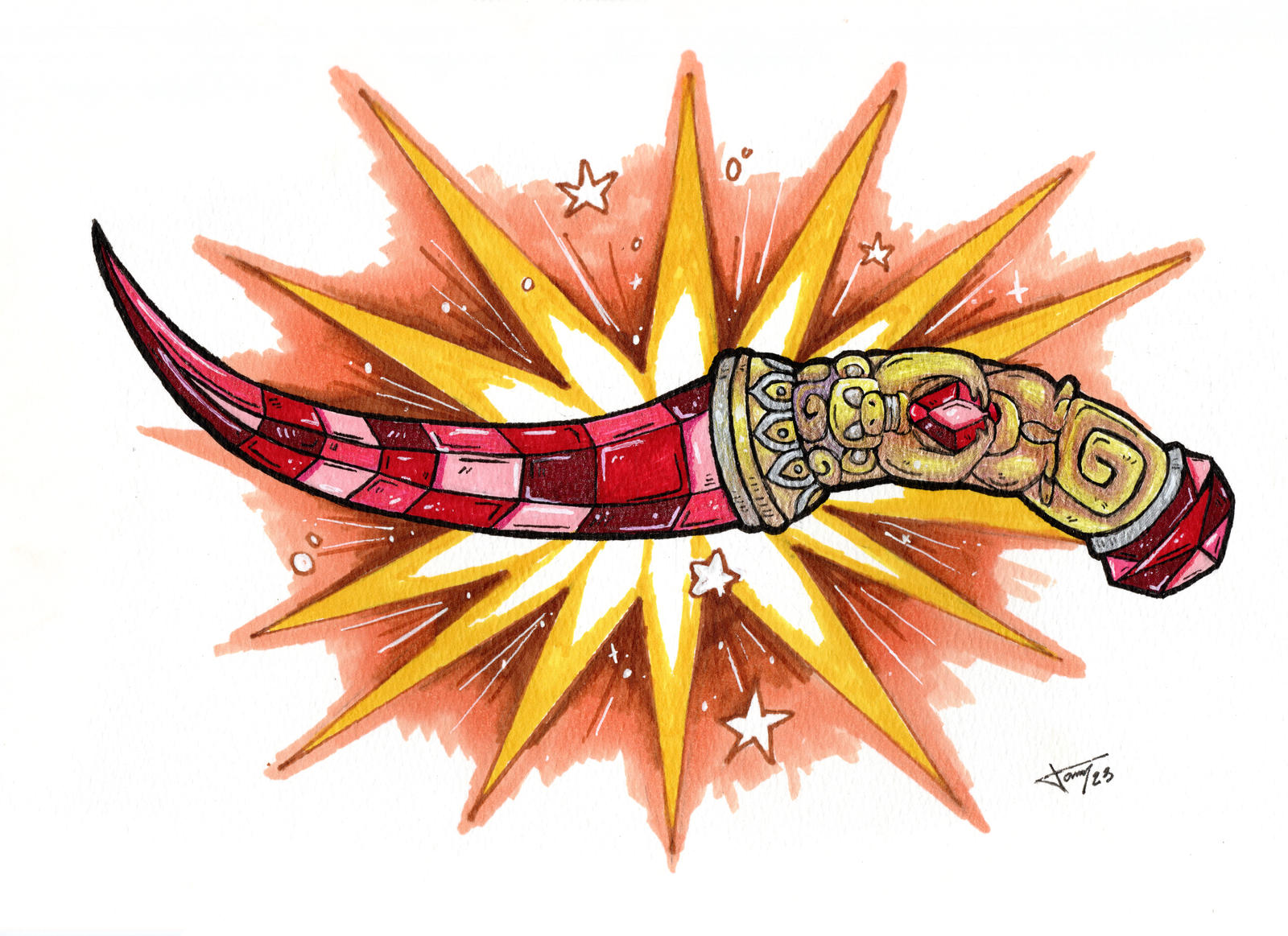 Weave Intober Intober 2023 #15 DAGGER by OhhSeeDee on DeviantArt