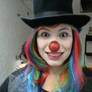Sweet pretty clown girl