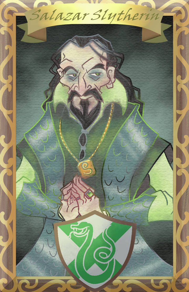 Salazar Slytherin Portrait By RhovanTheWild On DeviantArt salazar-slytherin-portrait-by-rhovanthewild-on-deviantart