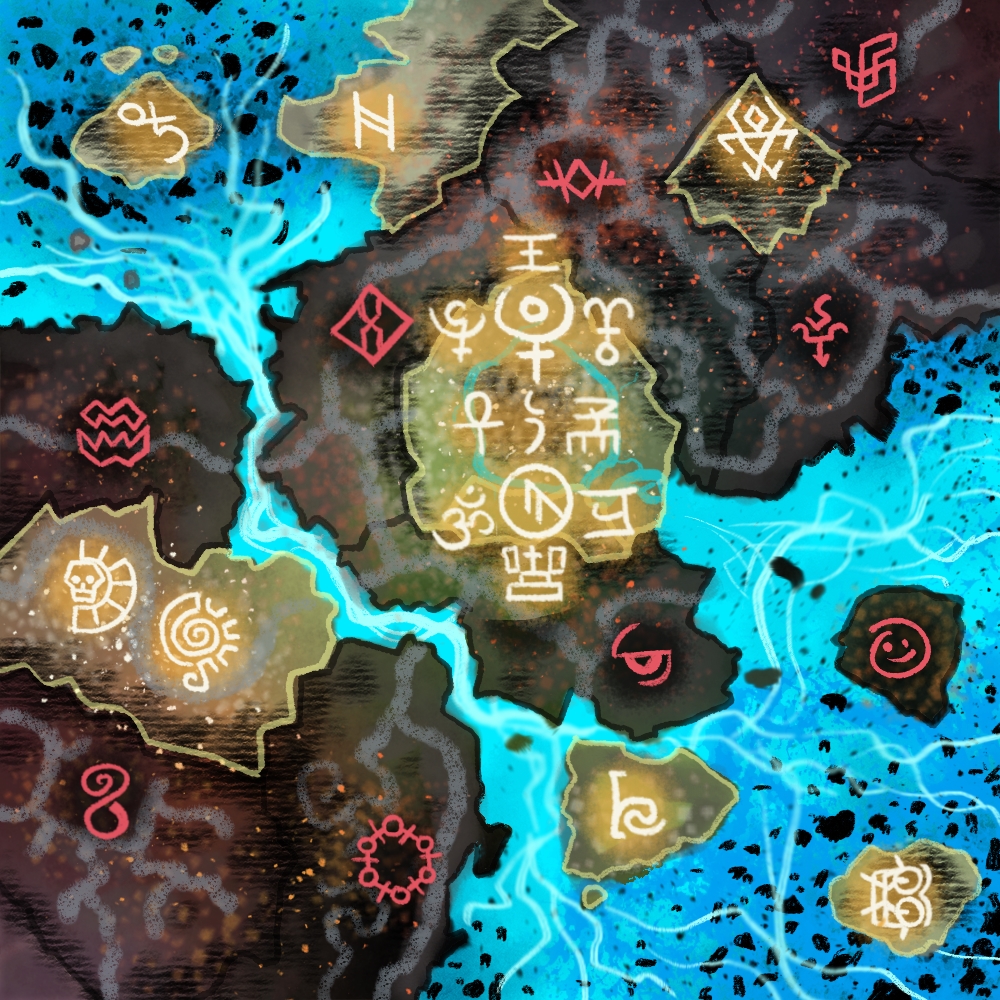 Underworld Map By RhovanTheWild On DeviantArt