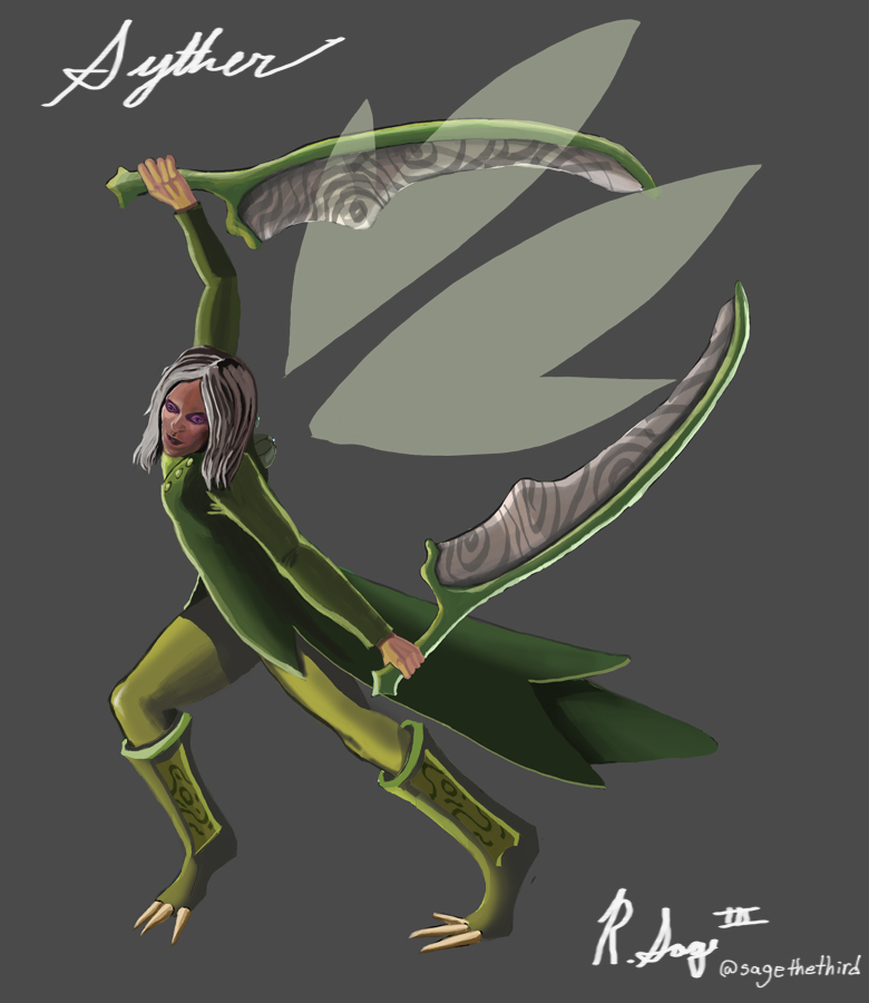 Scyther Giginka, part of a collab