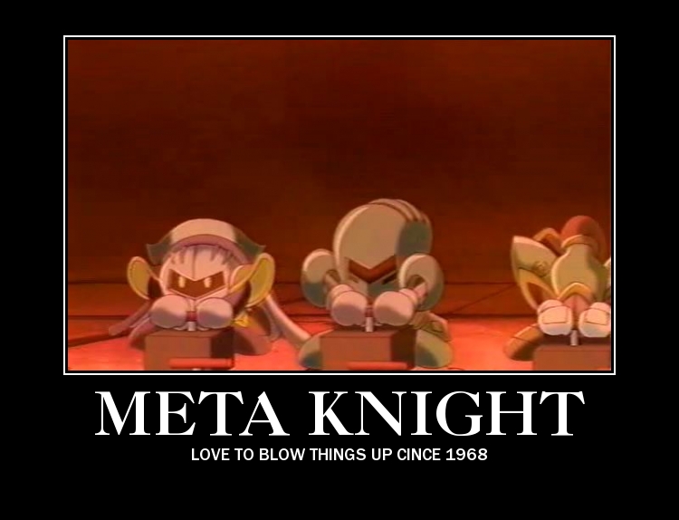 Meta knight: blow it up