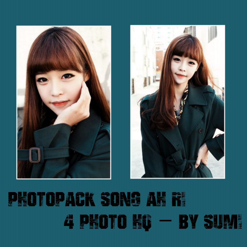 Photopack Song Ah Ri #4 - By Sumi