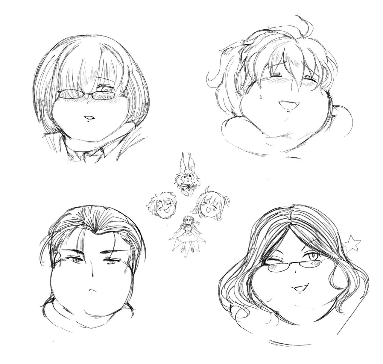 Fat Cheeks Character fat faces 2 by AdiposeSaleswoman on DeviantArt