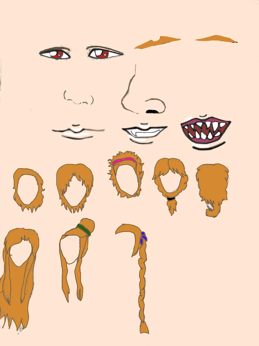 Coloured Character Map by Karanagirl05 on DeviantArt