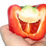 A Smiling Bell Pepper