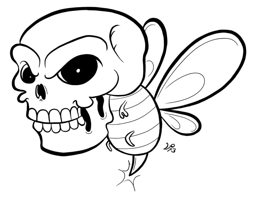 Skull-Bee