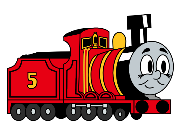 James from Thomas the Tank Engine Free Vector 88764 Vector Art at Vecteezy