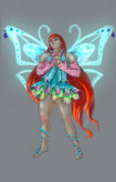 winx club bloom enchantix. Comission is open  by Dominichiwe