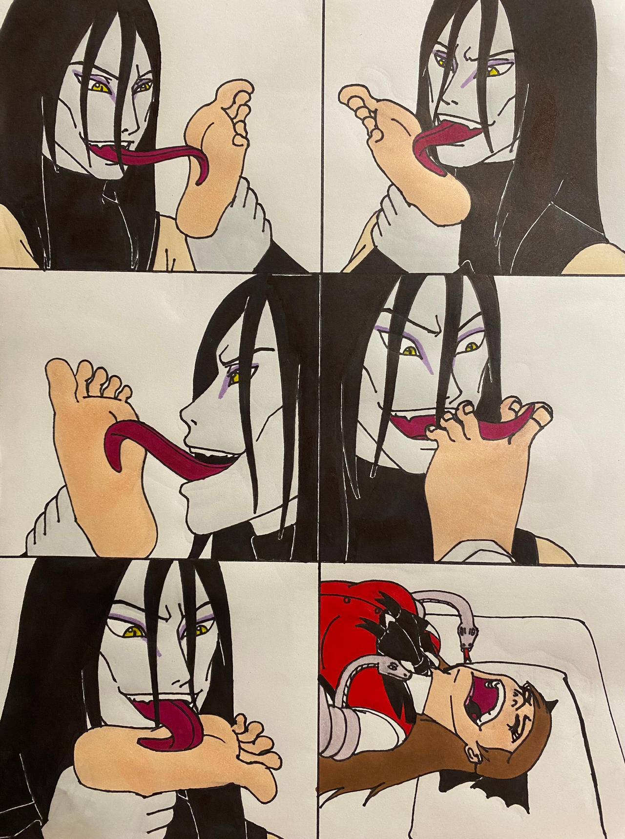 Tickle Horror Rack Tongue Tickle Torture from Snake by DarkTickleVamp on DeviantArt