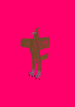 Southern Brown Kiwi Painting