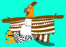 Gustav as Haast's eagle