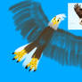 White-Headed Eagle Painting