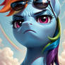 Serious Rainbow Dash