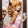 Excited Cat Girl