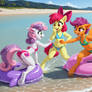 CMC Inflatable Beach Race