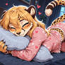Dreaming Cheetah Girl