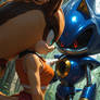Sticks Faces Metal Sonic