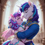 Flurry Heart Shining Armor Hug