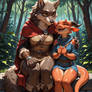 Wolf and Kobold Girl Adventurers