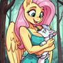 Fluttershy with Pup