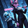Starlight and Trixie Sharp Street Scum