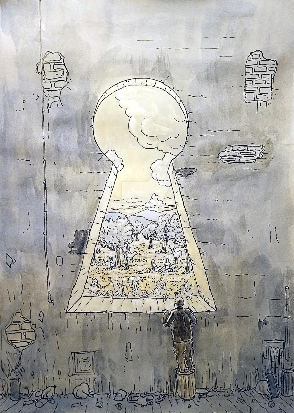 Keyhole landscape by pbeneforti on DeviantArt