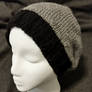 Black Bordered Grey Beanie - KCKnits Commission