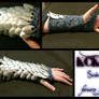 Frost and Blue Forearm Gauntlets