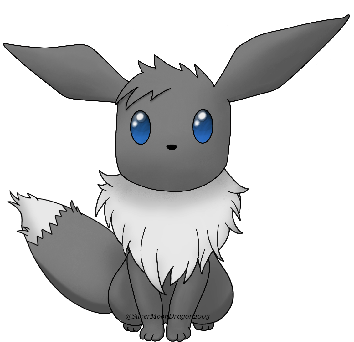 Shiny Eevee by SilverMoonDragon2003 on DeviantArt