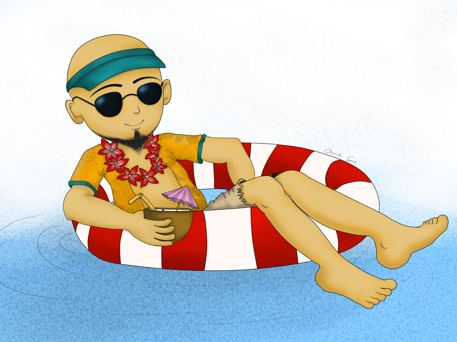 Pool Party Lee Sin by Amiti-seiL on DeviantArt