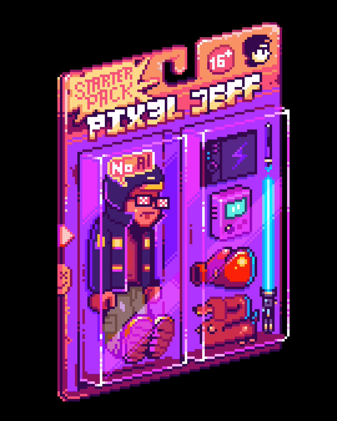 Pixeljeff Sticker PIXEL JEFF : Starter Pack by pixeljeff on DeviantArt